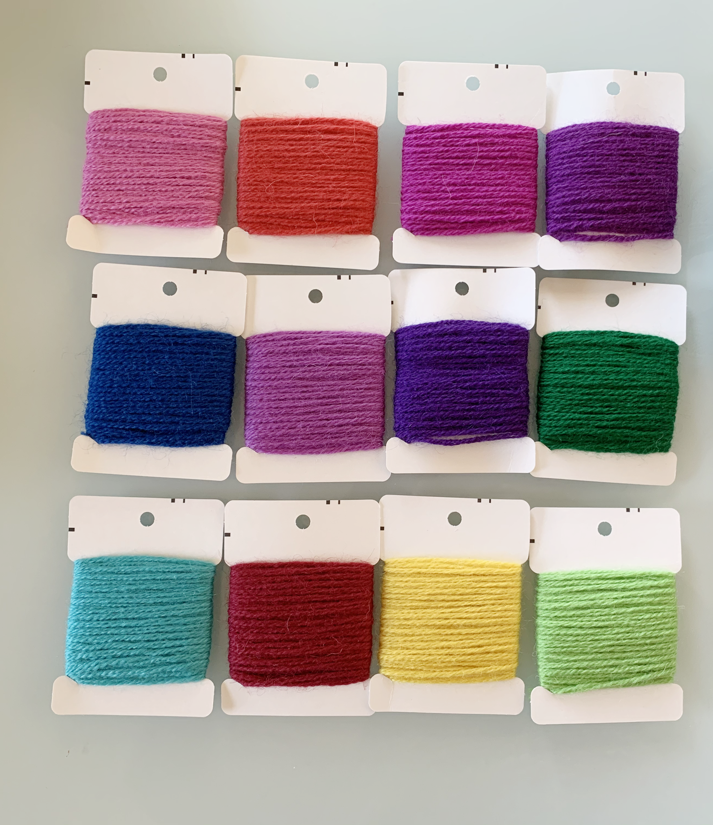 Brights or Pastels Colonial Yarn Sampler Sets
