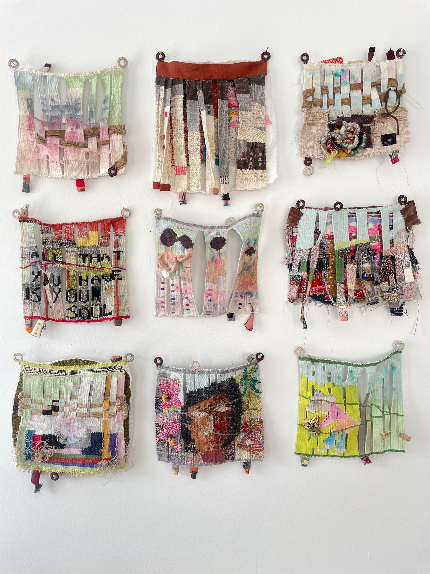 A Year of Small Weavings by Debby Weiss