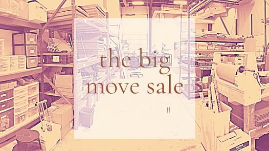The "Big Move" Sale! - This sale has ended