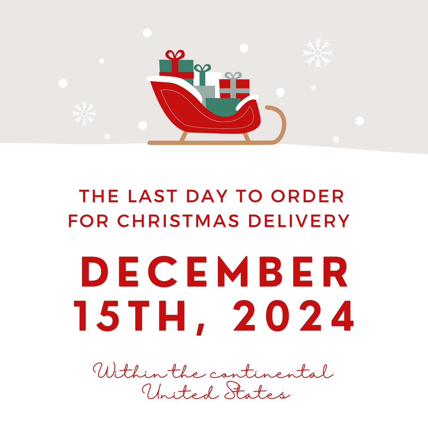 Christmas Shipping Deadlines