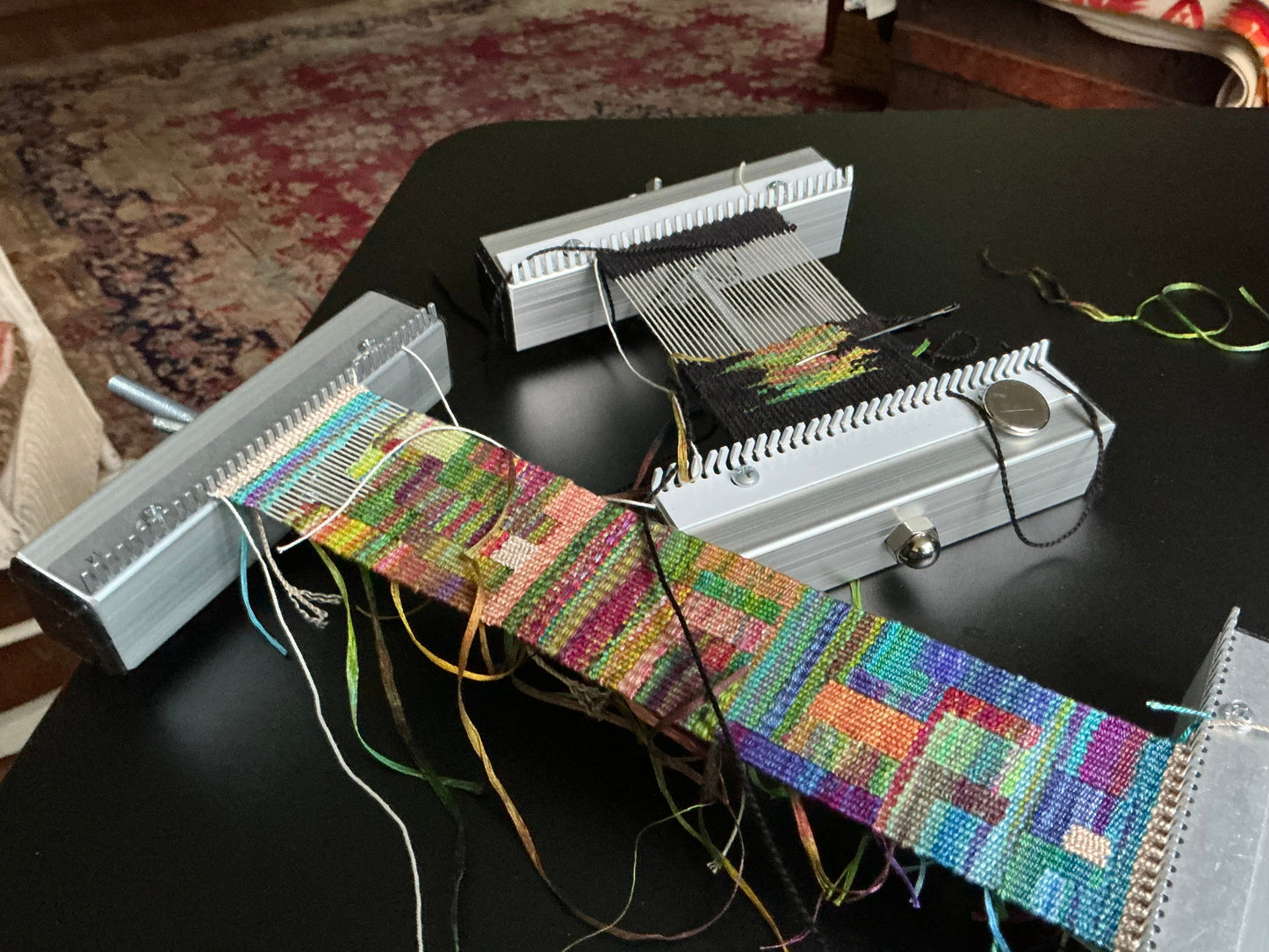 Things I am Discovering Weaving on a Five Inch Mirrix Chloe Loom