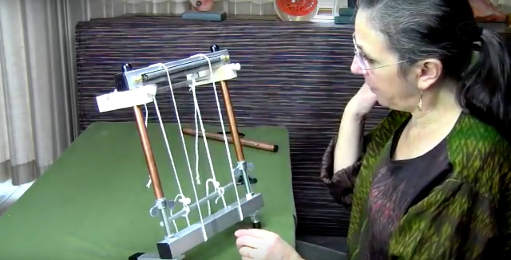 How to Weave a Small Piece on a Large Loom Without Wasting Warp Mirrix Looms