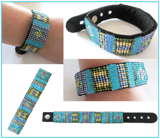 Mirrix Knows Creating Is Necessary: Woven Silk & Bead Bracelet Free Project