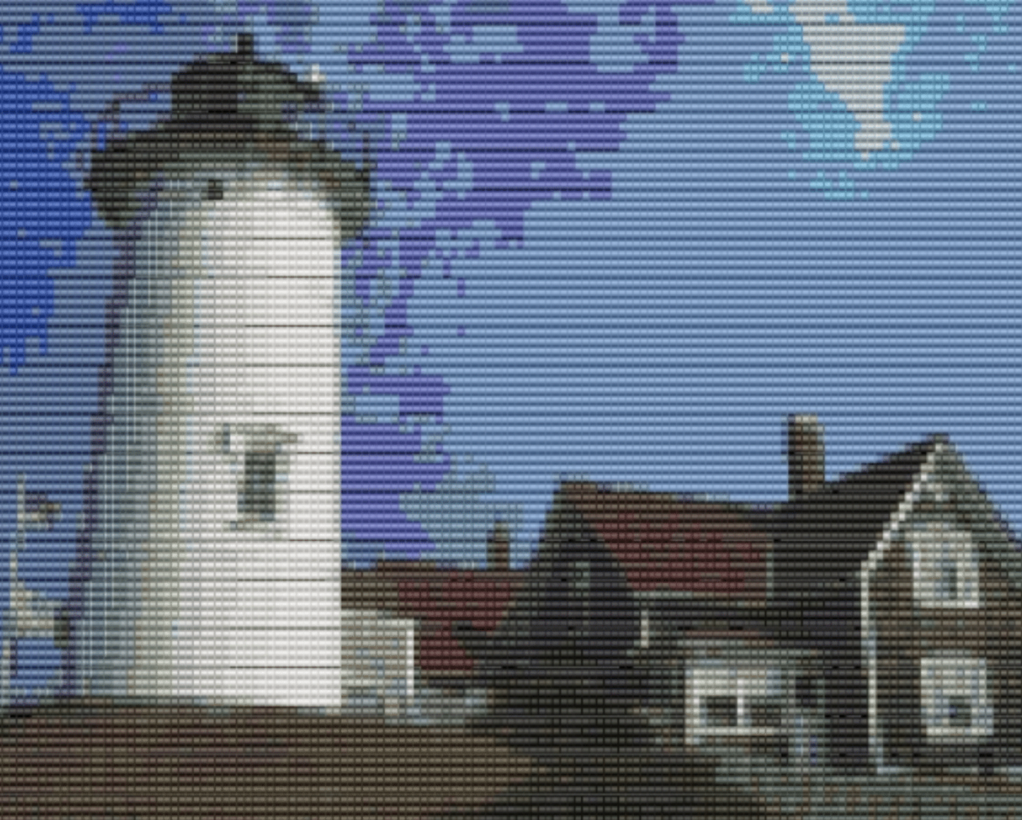 Mirrix Knows Creating Is Necessary: Woods Hole Lighthouse Bead Pattern