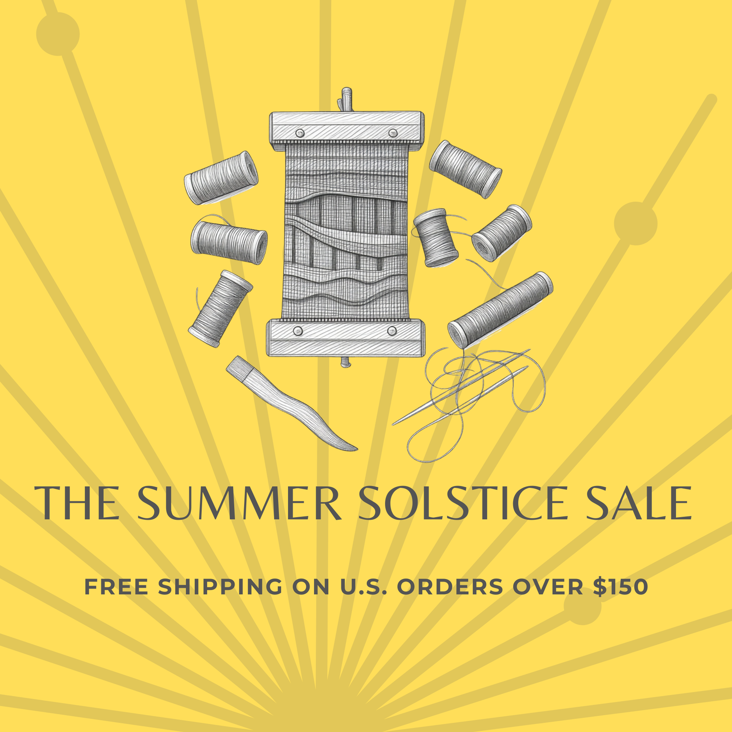 Summer Solstice Free Shipping Sale
