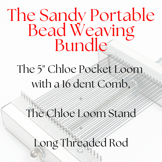 Holidays 2024 The Sandy Portable Bead Weaving Bundle