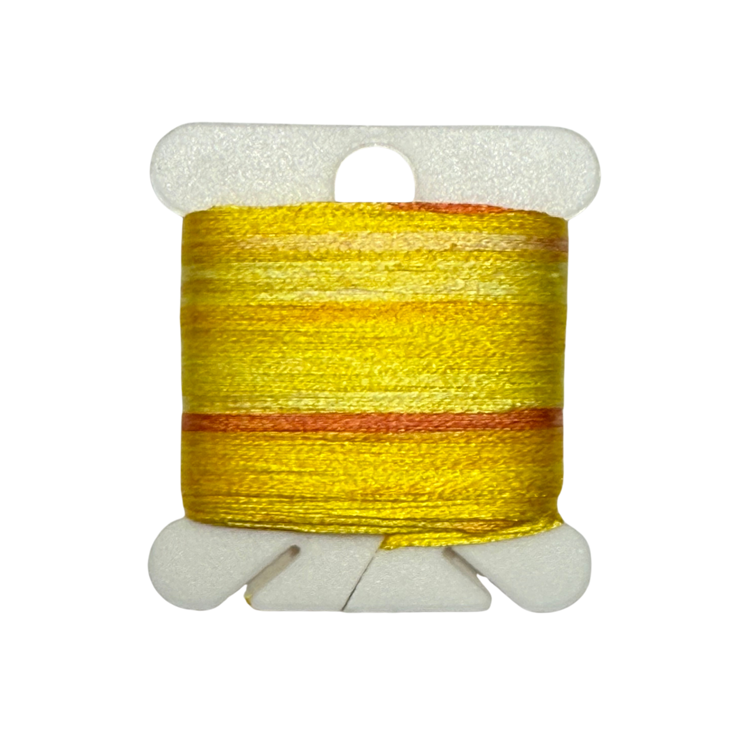 Gima Silk Tape Individual Hand-Painted Bobbins: Color Eleven