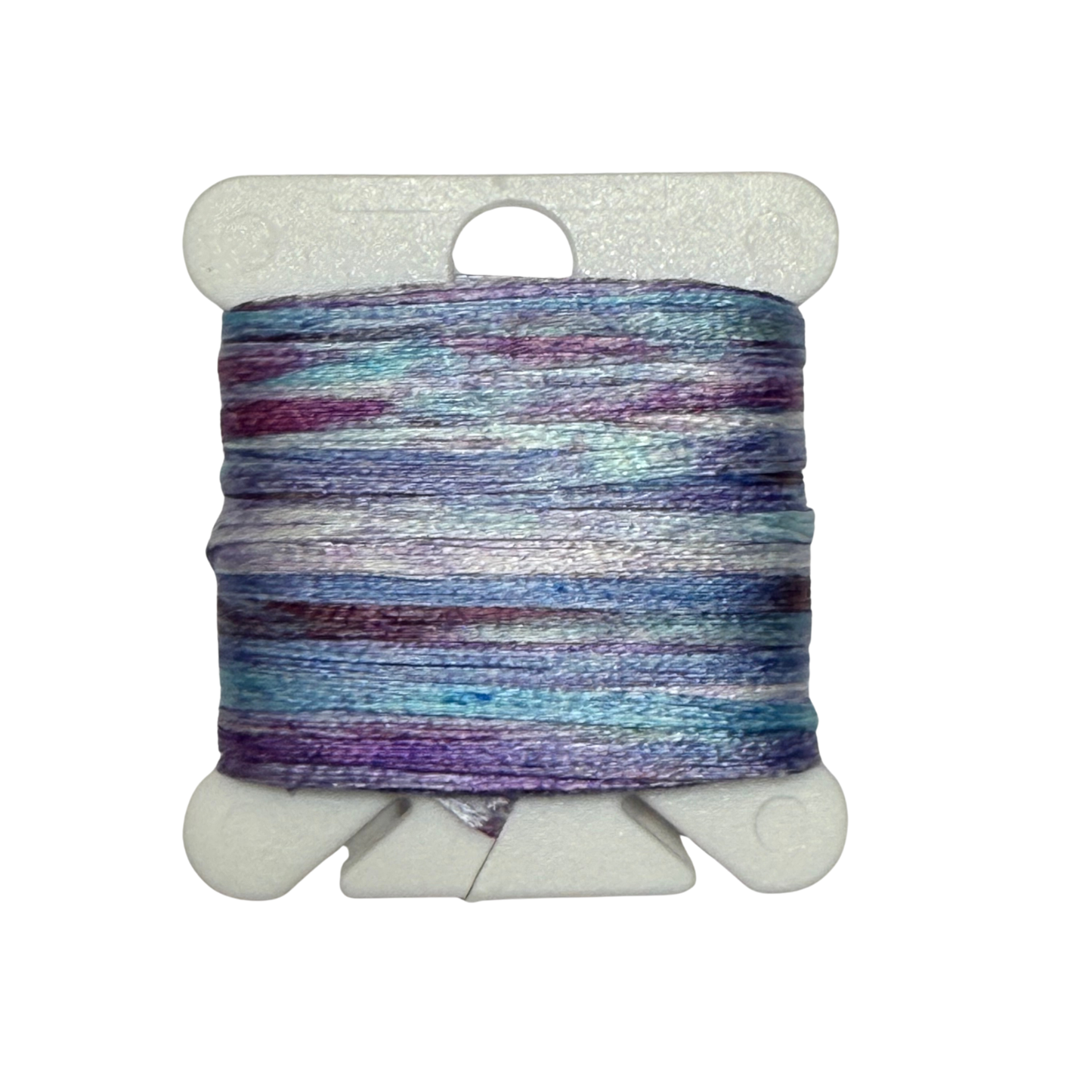 Gima Silk Tape Individual Hand-Painted Bobbins: Color Twelve