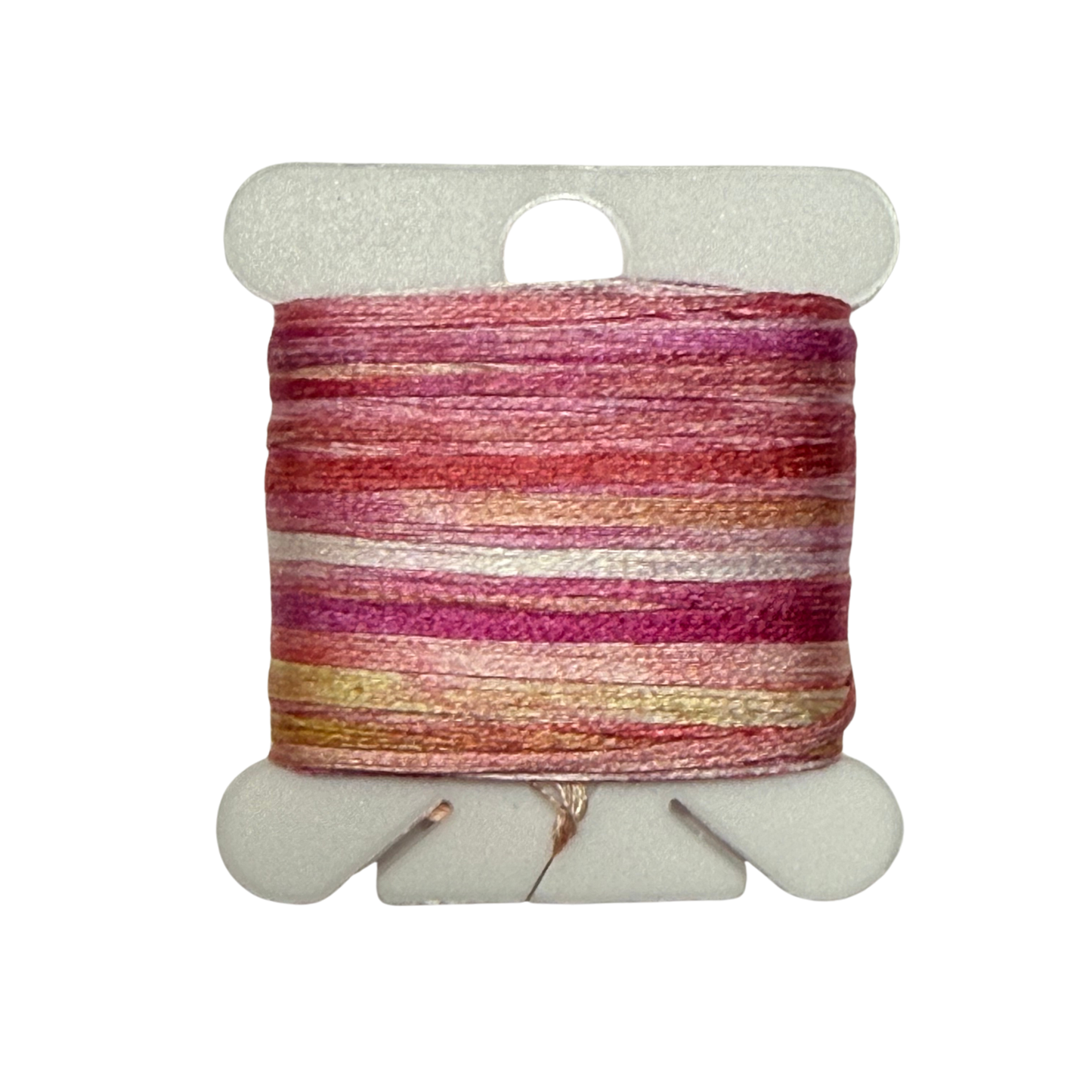 Gima Silk Tape Individual Hand-Painted Bobbins: Color Fourteen