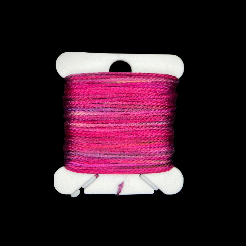 Individual Bobbins of Hand-Painted Silk: Color Fifteen