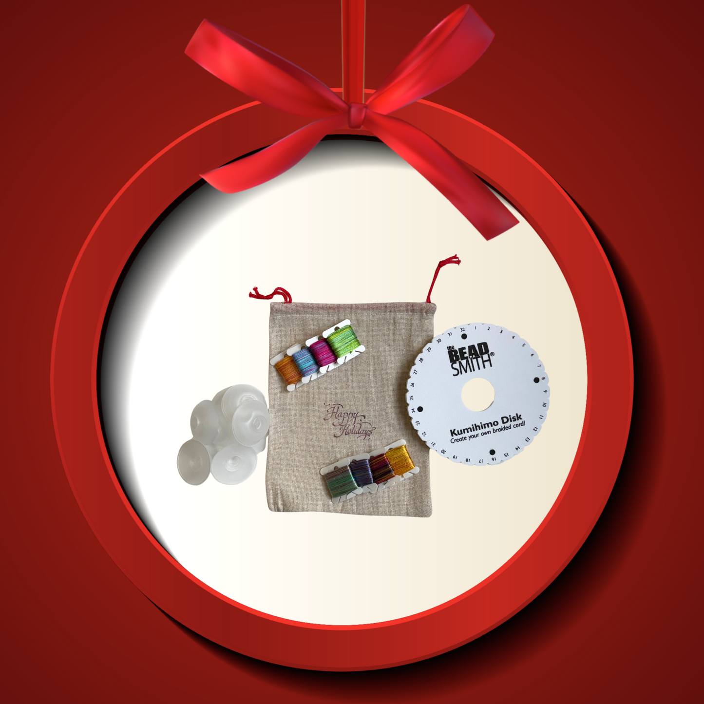 Holiday 2025 Gift Package: The Kumihimo Round Disk Kit