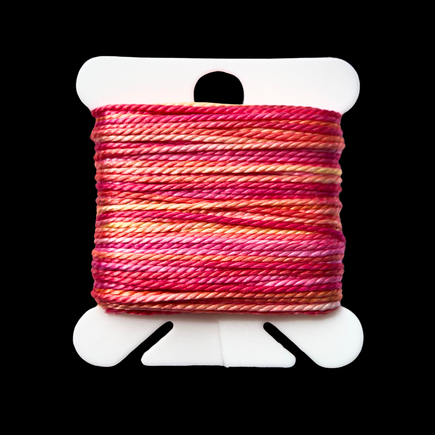 Individual Bobbins of Hand-Painted Silk: Color Thirty