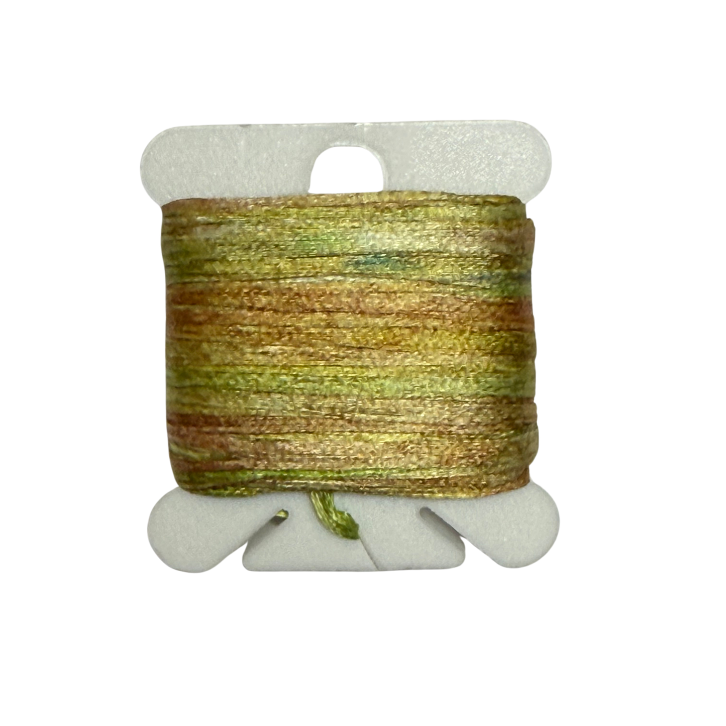 Gima Silk Tape Individual Hand-Painted Bobbins: Color Four