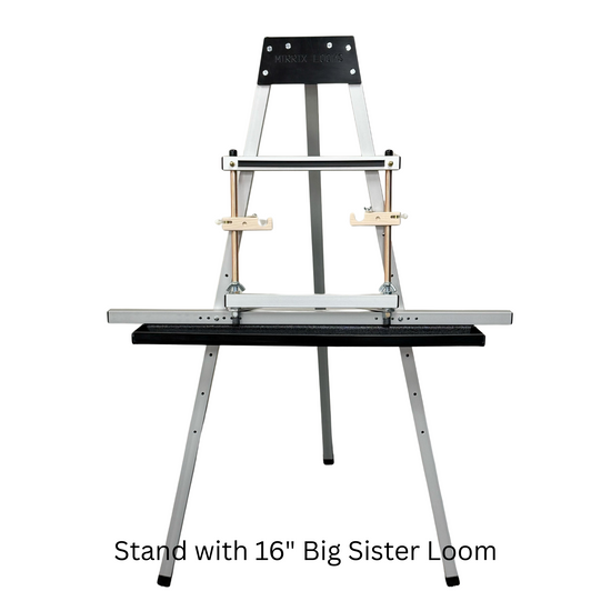 Harvey Sitting/Standing Loom Stand (redesigned 2025 version)