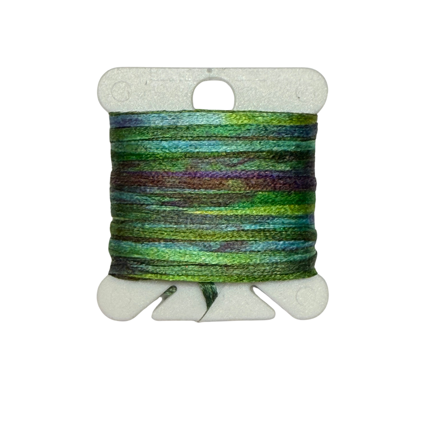 Gima Silk Tape Individual Hand-Painted Bobbins: Color Five