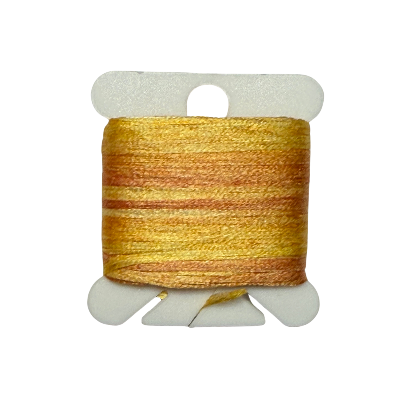 Gima Silk Tape Individual Hand-Painted Bobbins: Color Seven