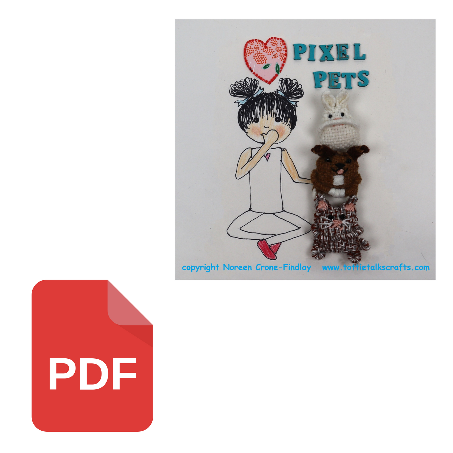 The Lily Doll Pixel Pets Instructional .PDF