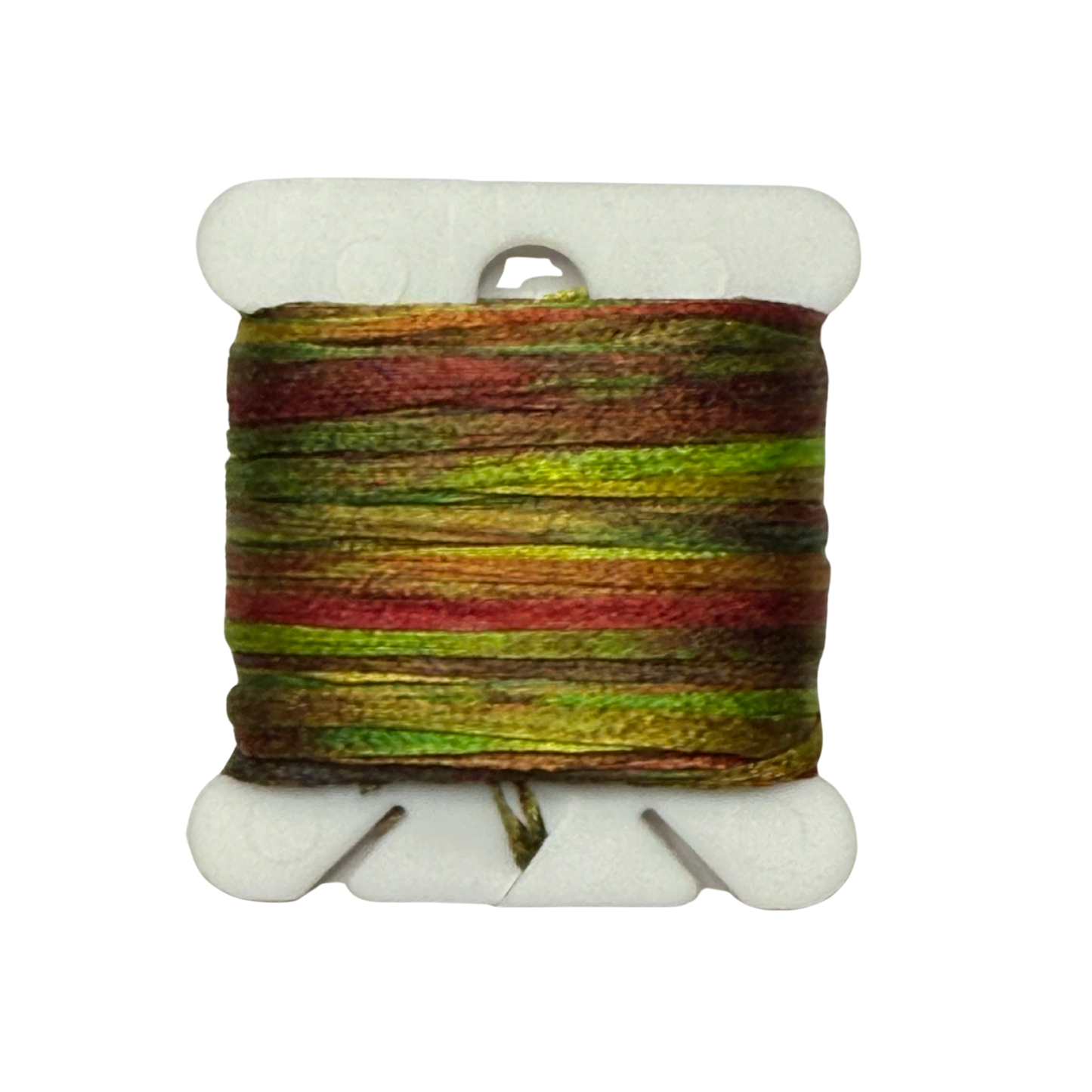 Gima Silk Tape Individual Hand-Painted Bobbins: Color Three