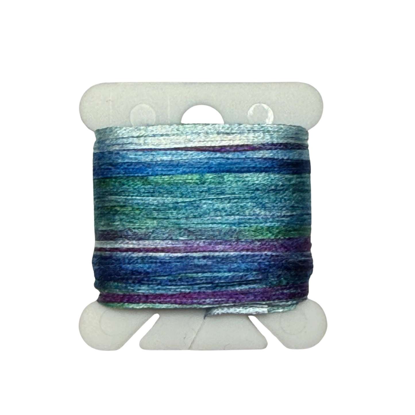 Gima Silk Tape Individual Hand-Painted Bobbins: Color Four