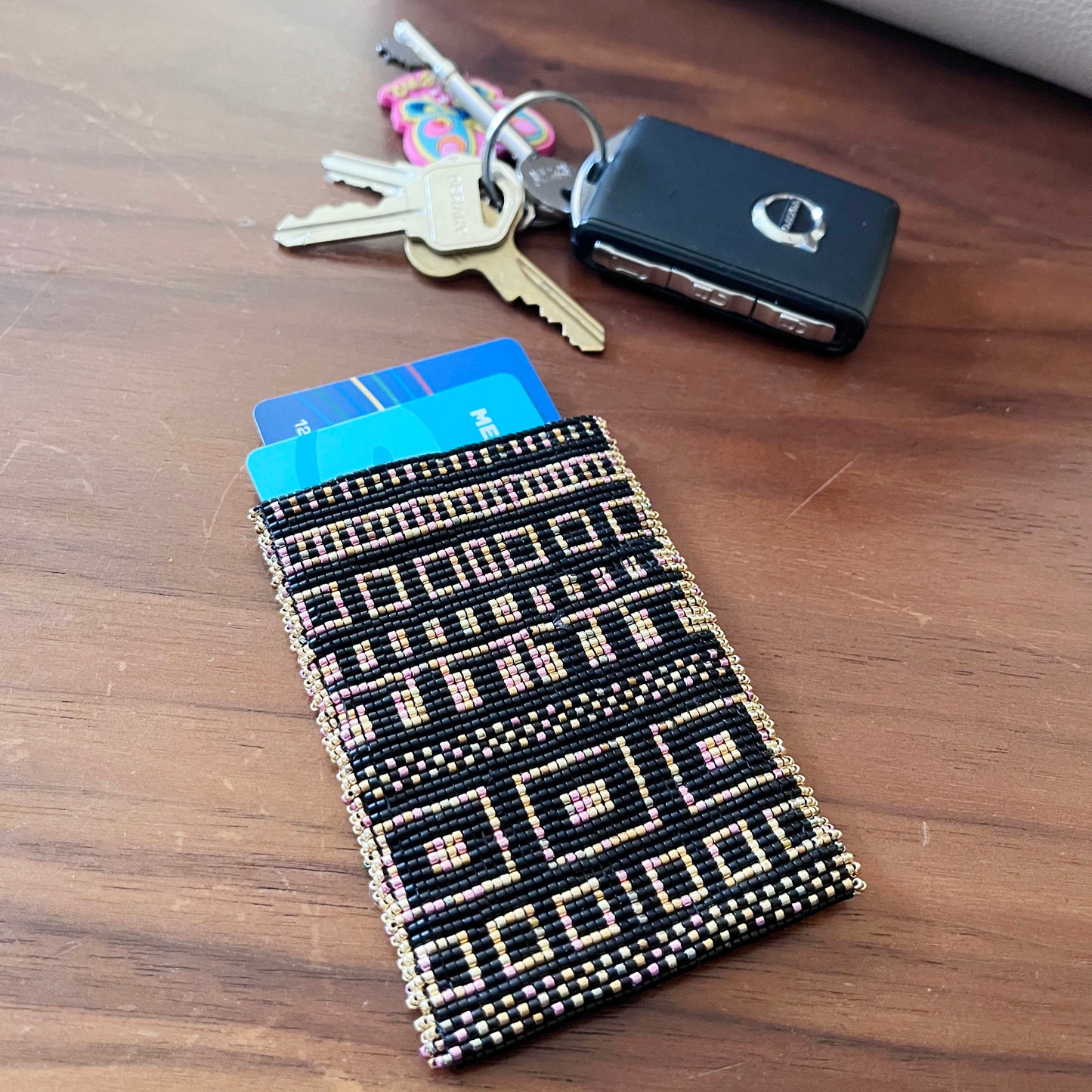 credit card binding The Viki Beaded Credit Card Case Kit – Mirrix Looms