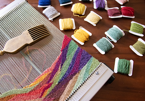 Chloe Loom for tapestry weaving
