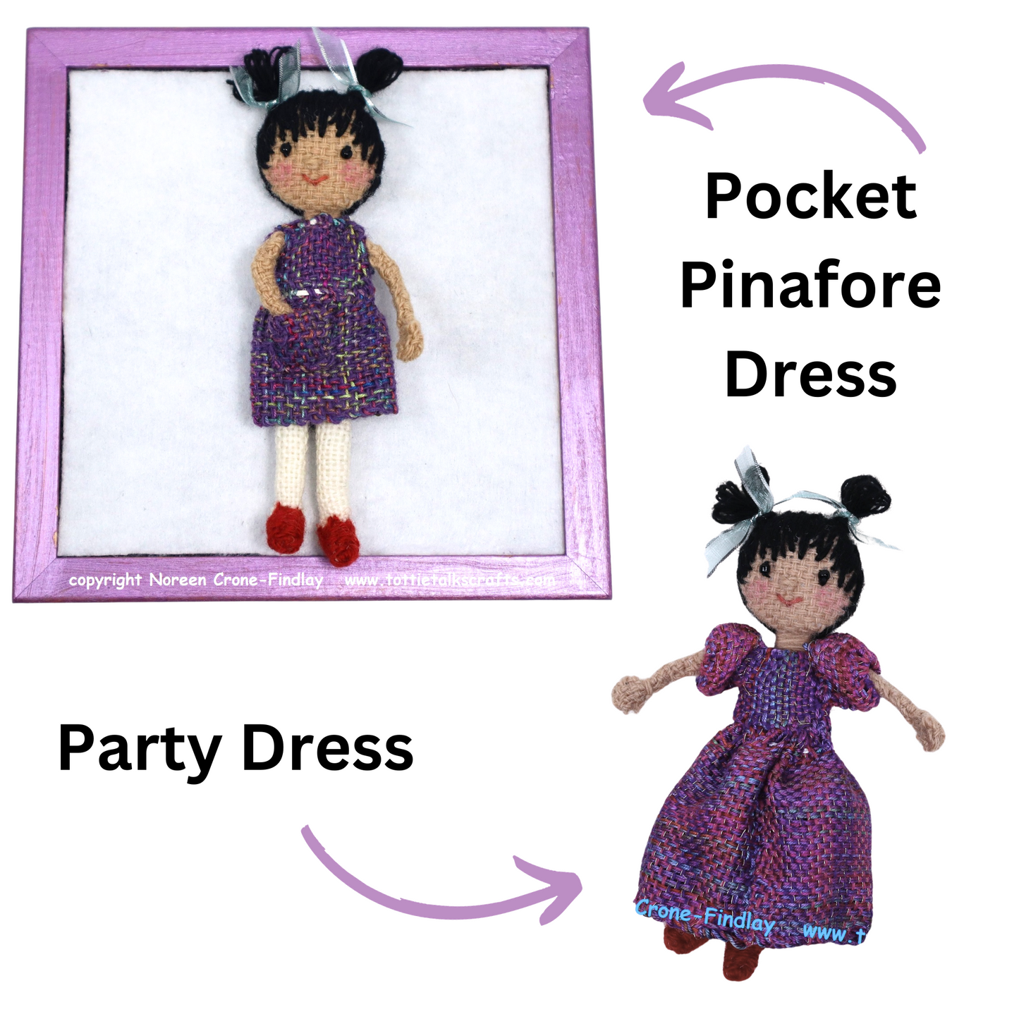 The Lily Doll Party and Pocket Pinafore Dress Kit