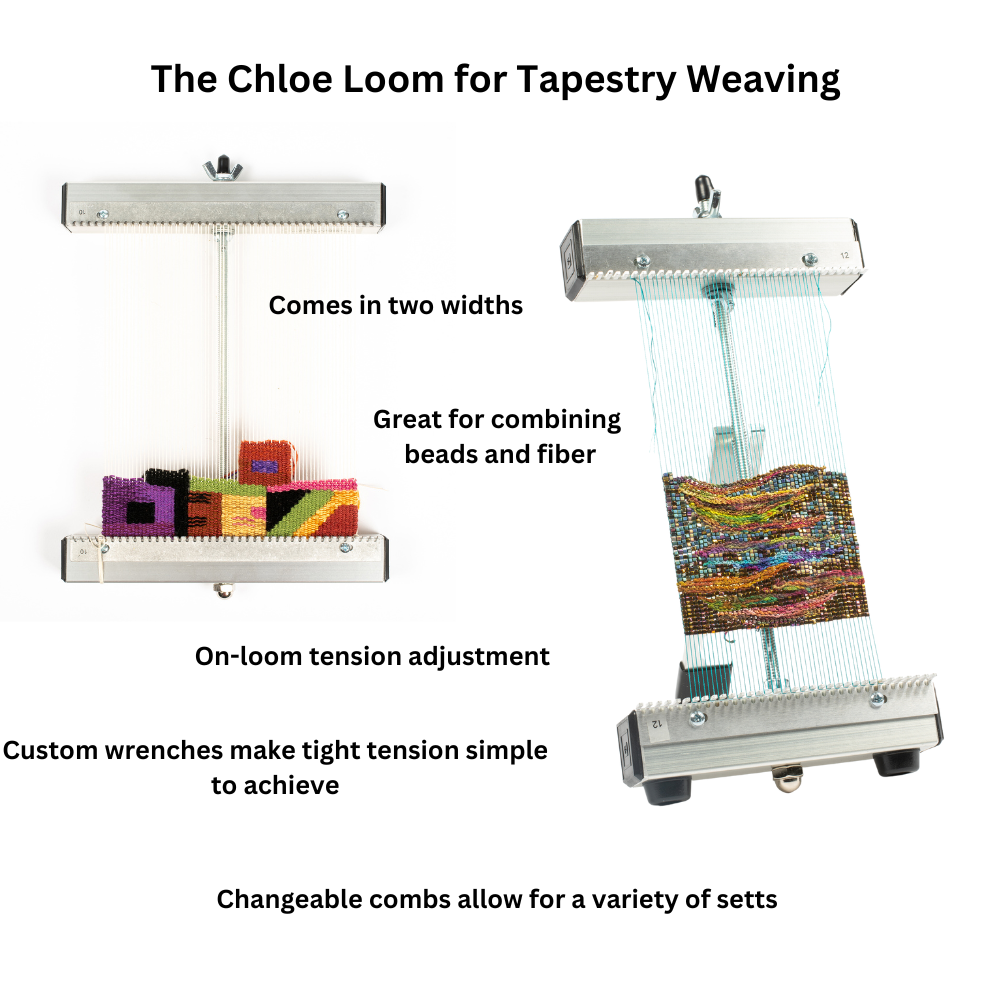 The Chloe Loom for tapestry weaving