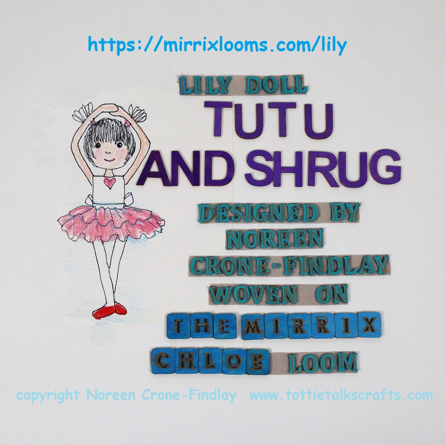 The Lily Doll Tutu and Shrug Kit