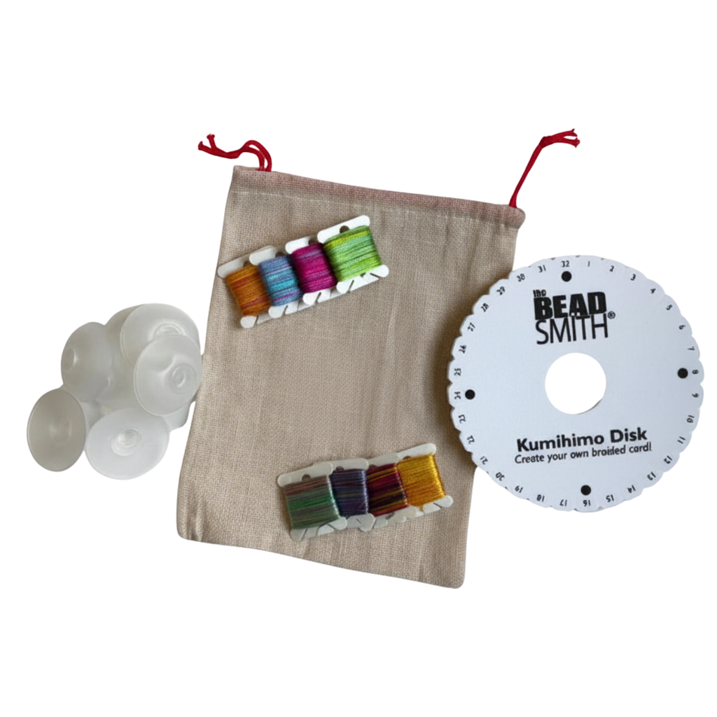 kumickey35セット The Kumihimo Round Disk Kit Gift Package – Mirrix Looms