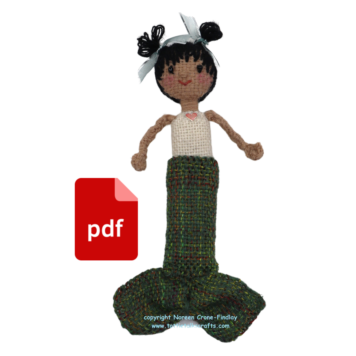 The Lily Doll Mermaid Tail Instructional .PDF