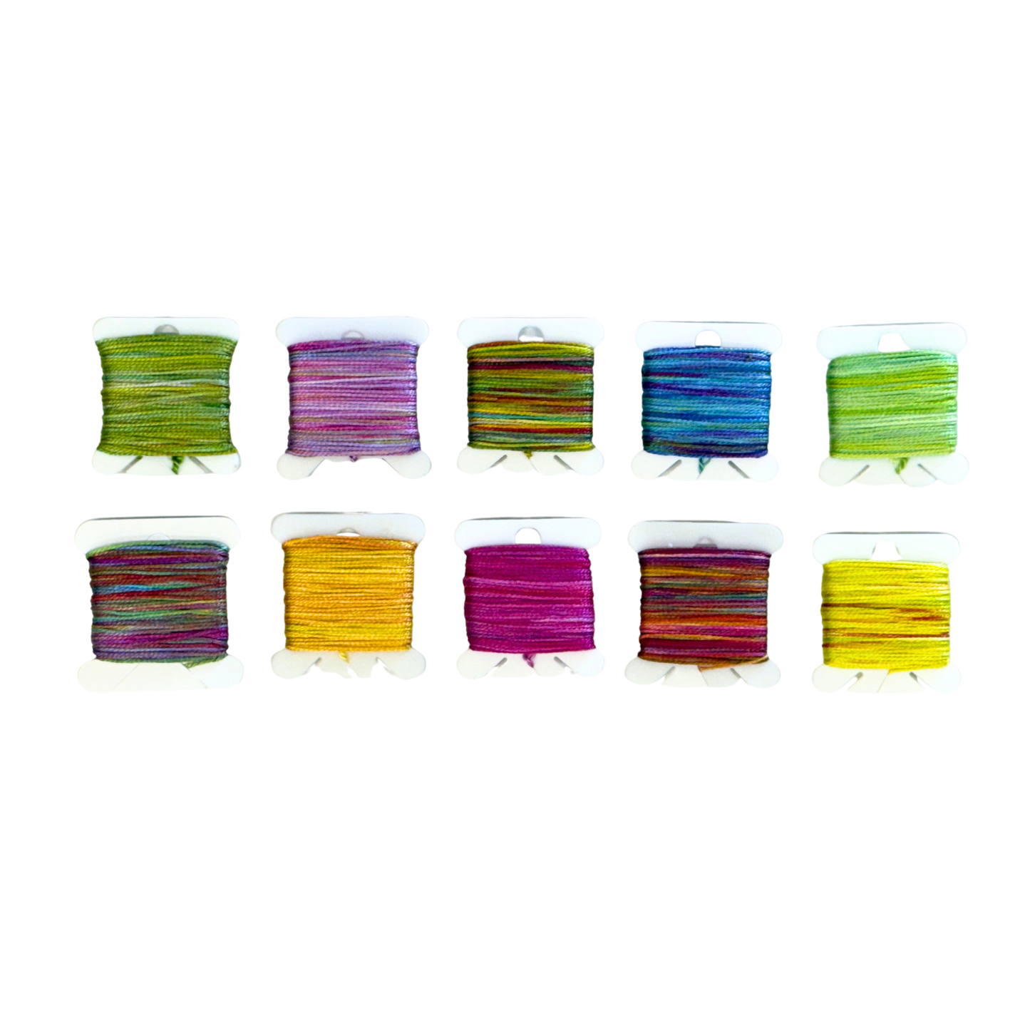 The Summer Vacation Hand-Painted Silk Bobbin Sale Set