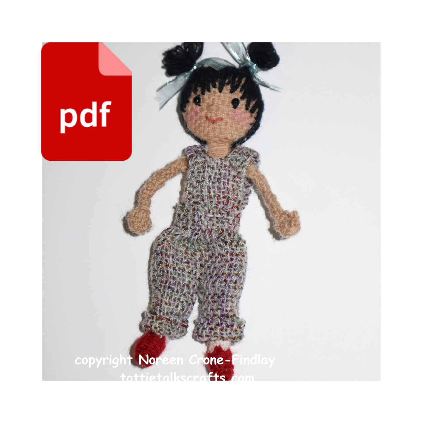 The Lily Doll Overalls  Instructional .PDF