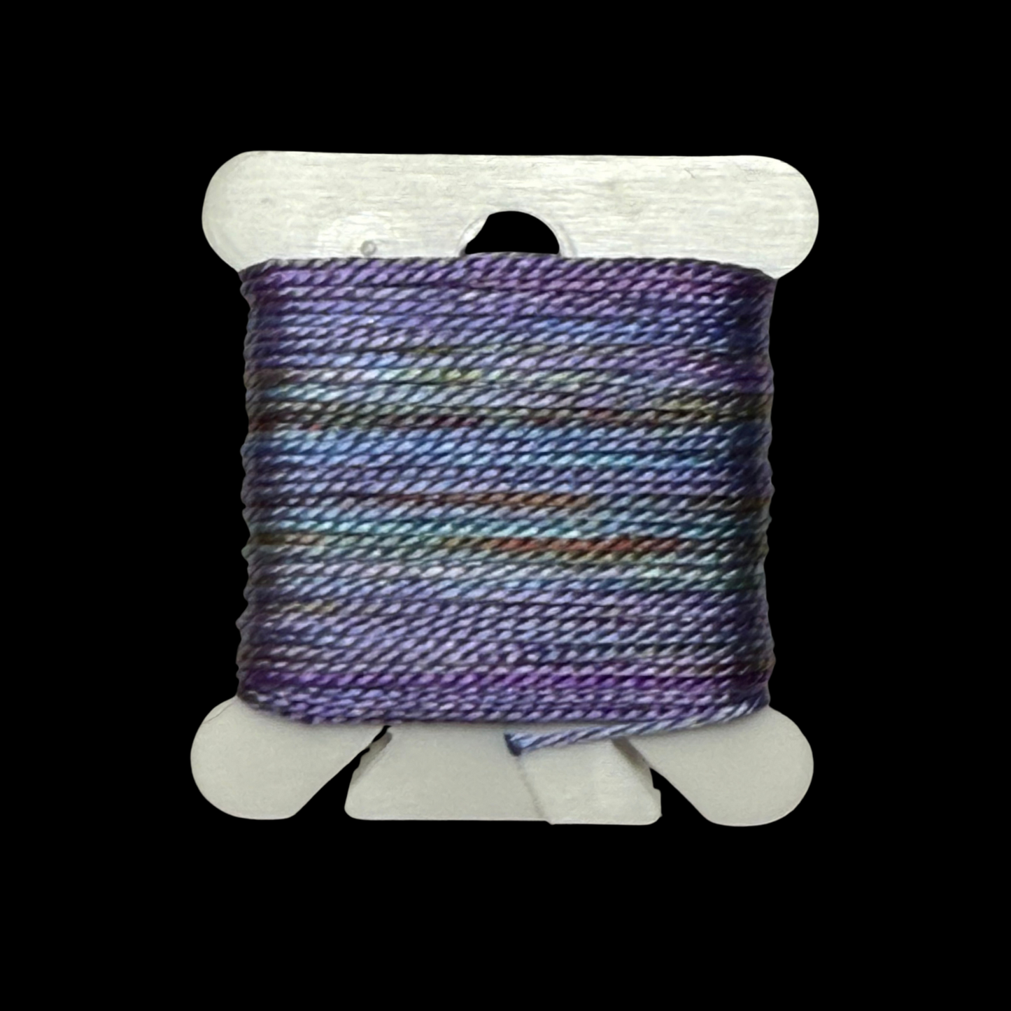 Individual Bobbins of Hand-Painted Silk: Color Fifteen