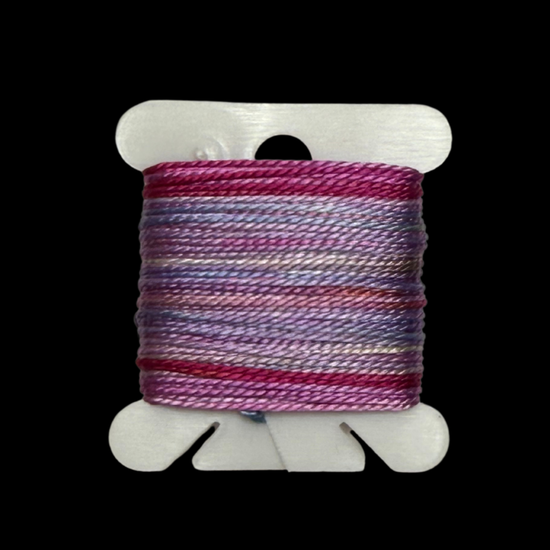 Individual Bobbins of Hand-Painted Silk: Color One