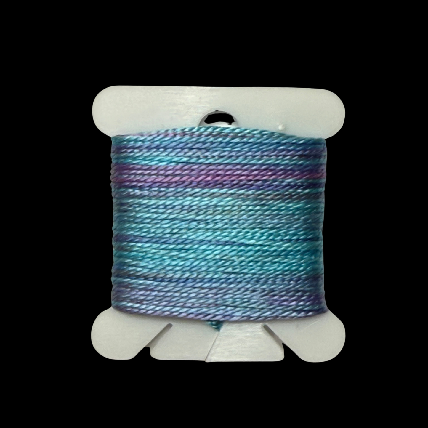 Individual Bobbins of Hand-Painted Silk: Color Twenty-One