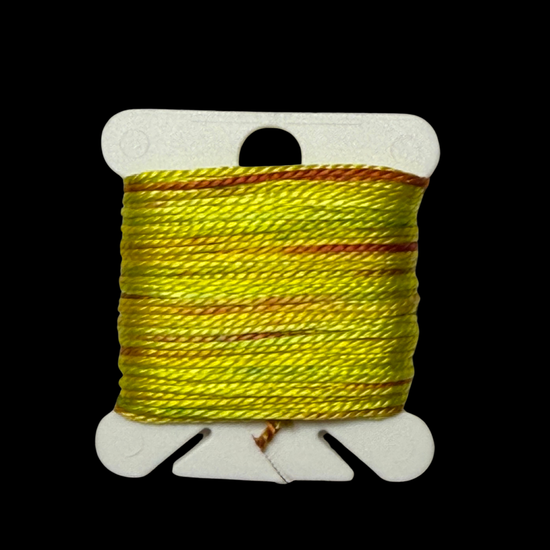 Individual Bobbins of Hand-Painted Silk: Color Twenty-Four