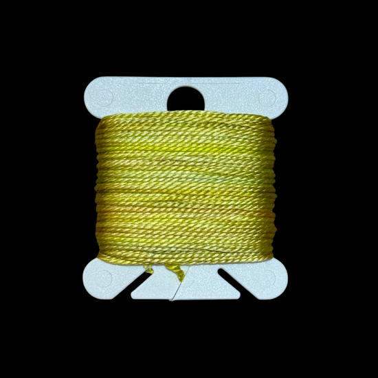 Individual Bobbins of Hand-Painted Silk: Color Twenty-Seven