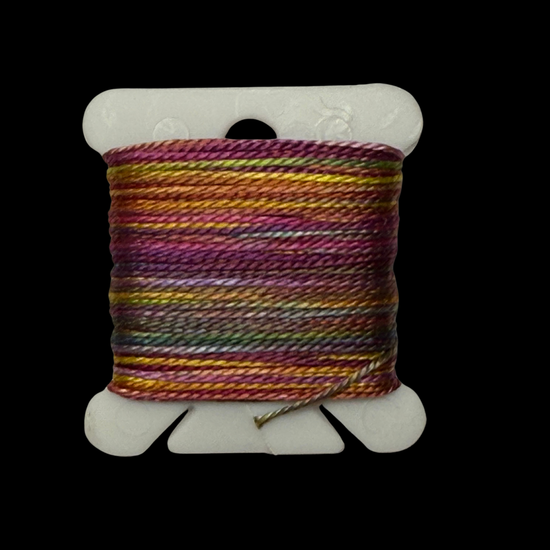 Individual Bobbins of Hand-Painted Silk: Color Thirty-Three