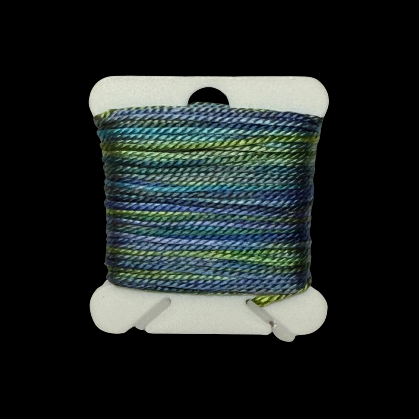 Individual Bobbins of Hand-Painted Silk: Color Thirty-Four