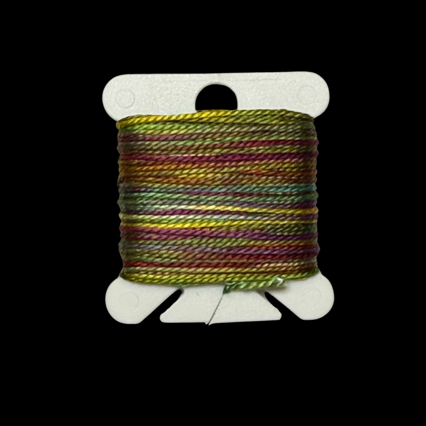 Individual Bobbins of Hand-Painted Silk: Color Two