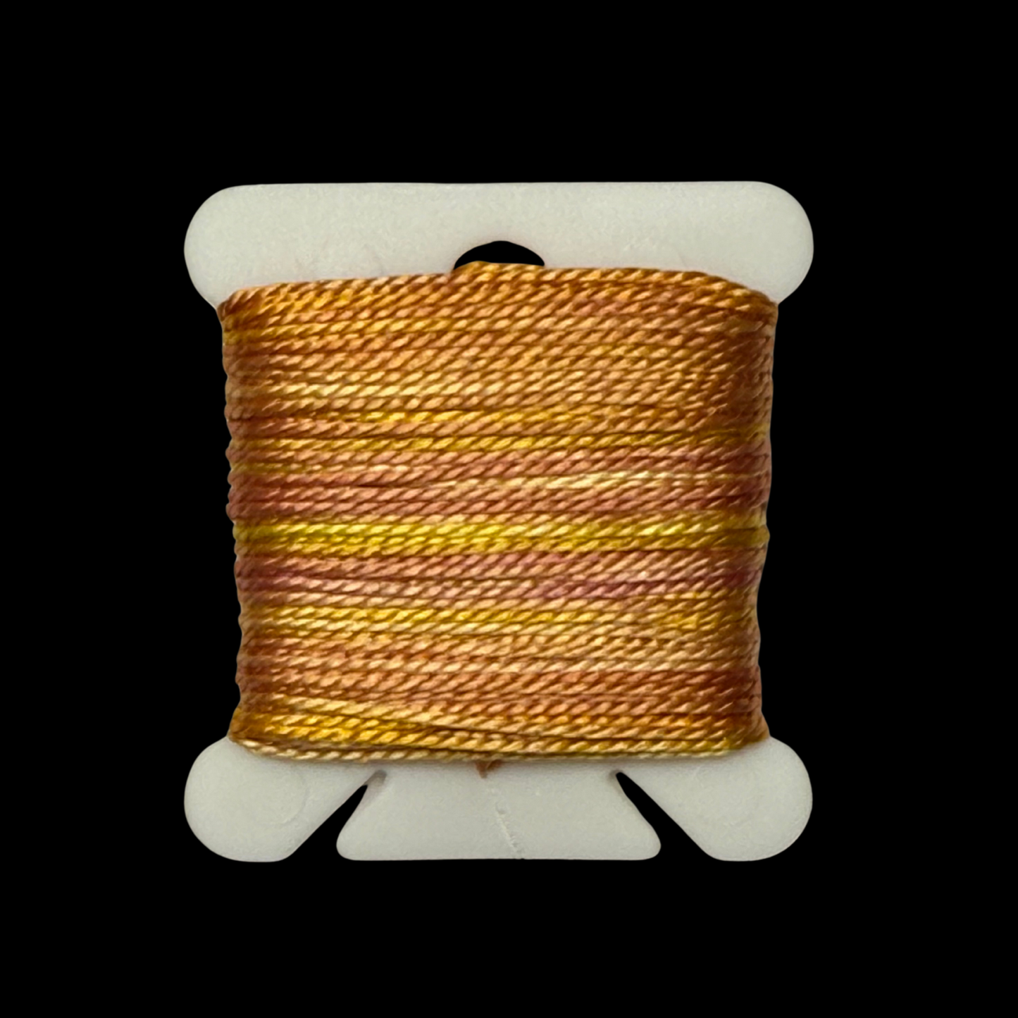 Individual Bobbins of Hand-Painted Silk: Color Nine