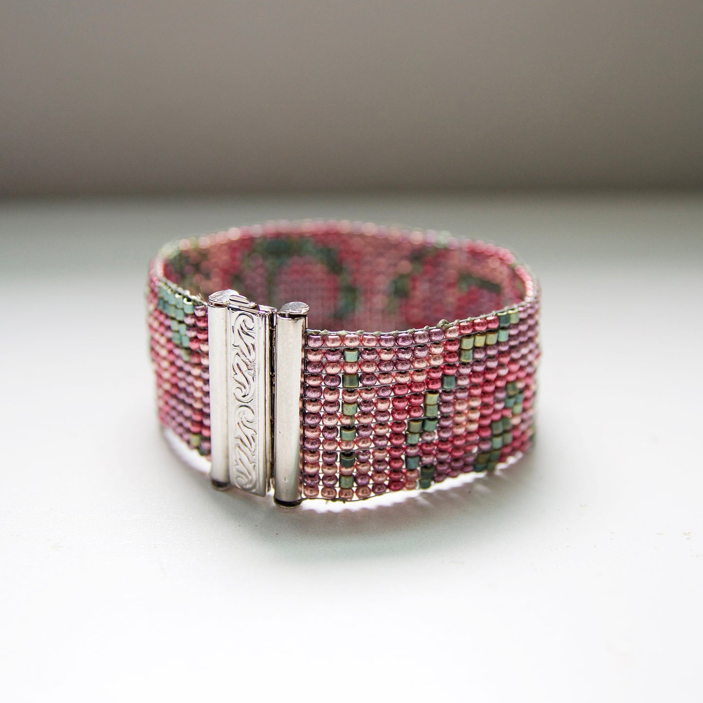 pink lily bracelet
