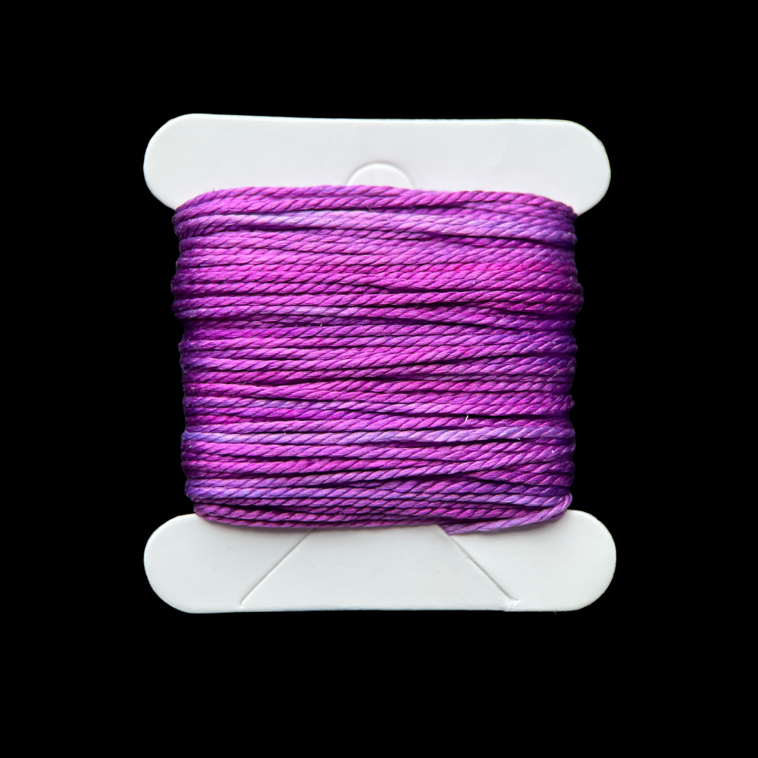 Individual Bobbins of Hand-Painted Silk: Color Twenty