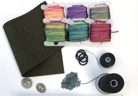 Load image into Gallery viewer, The Take-Your-Loom-Out-Of-The-Box Tapestry Bracelet Kit
