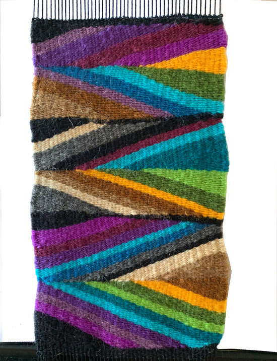 Load image into Gallery viewer, The Kaleidoscope Wedge Weave Tapestry Kit
