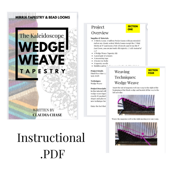 The Kaleidoscope Wedge Weave Tapestry Kit – Mirrix Looms