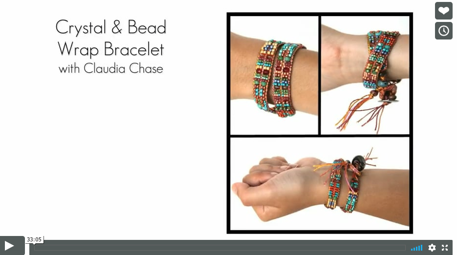 Crystal & Bead Wrap Bracelet Class