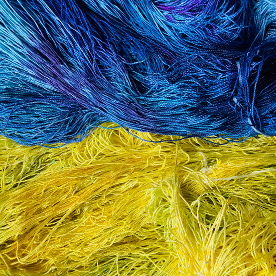 Hand-Painted Silk for Ukraine
