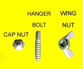 Wooden Clip Wing-Nut Screw Replacement Kit – Mirrix Looms