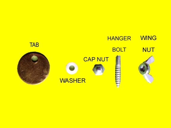 Load image into Gallery viewer, Wooden Clip Wing-Nut Screw Replacement Kit
